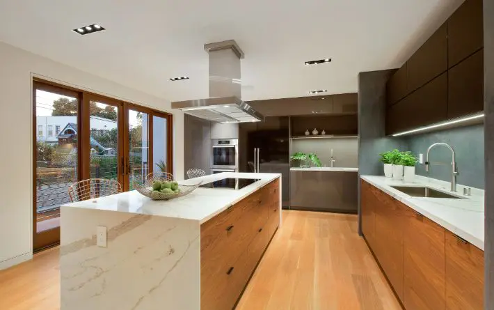 3d rendering of a kitchen interior
